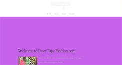 Desktop Screenshot of ducttapefashion.com